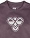 Hummel Kinderbody met lange mouwen, Hmlmini-logo, L/S 232304, Black Plum, Maat 68