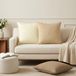 vidaXL - Kussensloop - 12 st - HEERLEN - Taupe - 45 x 45 cm - Polyester