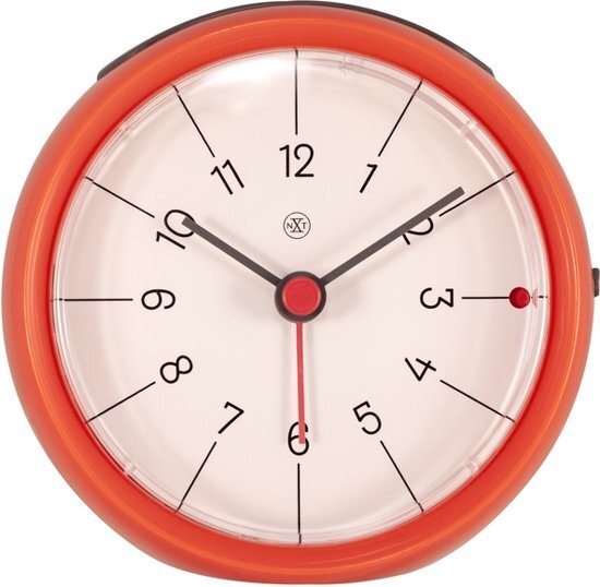nXt Alarmklok Otto Ã˜ 9,5 x 3.8 cm oranje