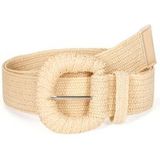 Zaewry Flechtgürtel Gürtel für Damen und Herren breiter Taillengürtel elastischer gewebter Boho-Gürtel mit verstellbarer Schnalle für Kleider