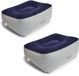 Bol Repose-pieds gonflable (2 pièces) - Bleu/Gris