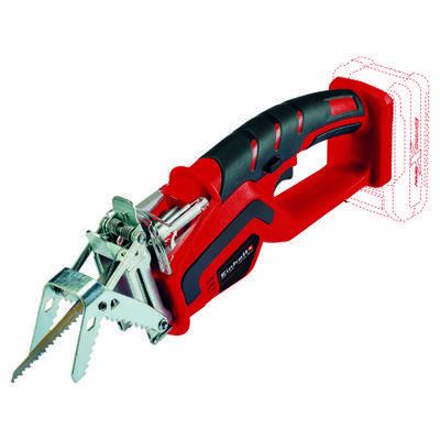 Einhell GE-GS 18 Li-Solo snoeischaar - Bypass - Zwart/Rood