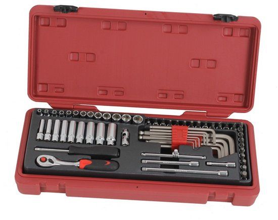 Seneca Geko Doppendoos 1/4" 62 delig