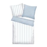 HERDING TOM TAILOR Beddengoed Classic Satin Stripes Cozy Sky Blue & Light Lemon, 80 x 80 cm + 135 x 200 cm, 100% katoen/satijn