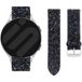 Strap-it Amazfit Bracelet cuir brillante GTR Mini (noir)