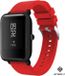 Strap-it Siliconen Smartwatch bandje - Rood - Geschikt voor Xiaomi Amazfit Bip