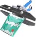 Machine à film portable - Scelleuse thermique maniable, 30 cm - Convient aux sacs en plastique et aux emballages de biscuits - Bleu