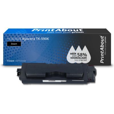 PrintAbout Compatible Kyocera TK-590K Toner Cartridge - Black