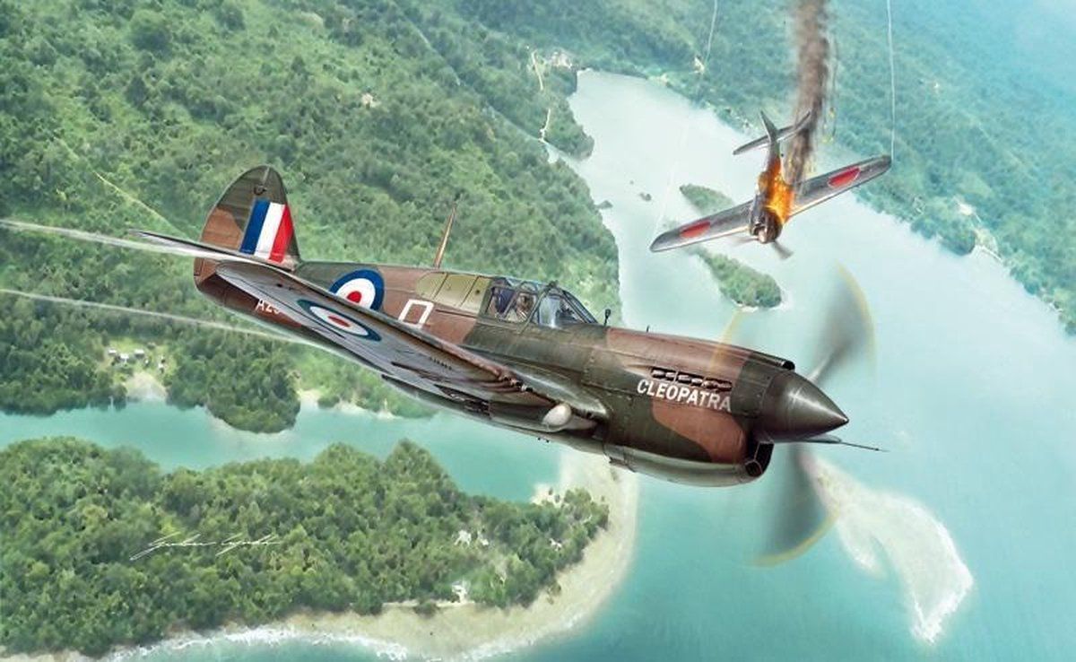 Italeri 2795S - 1:48 P-40E/K Kittyhawk - Modelbouw Bouwpakket