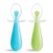 Munchkin Lot de 2 cuillères pour bébé Gentle Scoop, bleu/vert