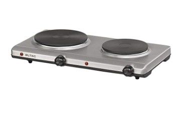 ELTAC DK 29 - Elektrische kookplaat - 2 zones - RVS