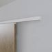 Argenta Xperta set 4m rail - Wit - wand z. vloerpl. - Dubbele deur - Deurdikte 50-55mm - inbouw manual fix