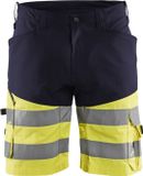 Blåkläder Short met stretch High Vis 1541-1811 - Marine/High Vis Geel - C50