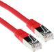 ACT IB5010 LSZH SFTP CAT6A Patchkabel Rood - 10 meter