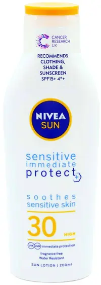 Nivea Sun Sensitive Zonnemelk Soothing 200 ml
