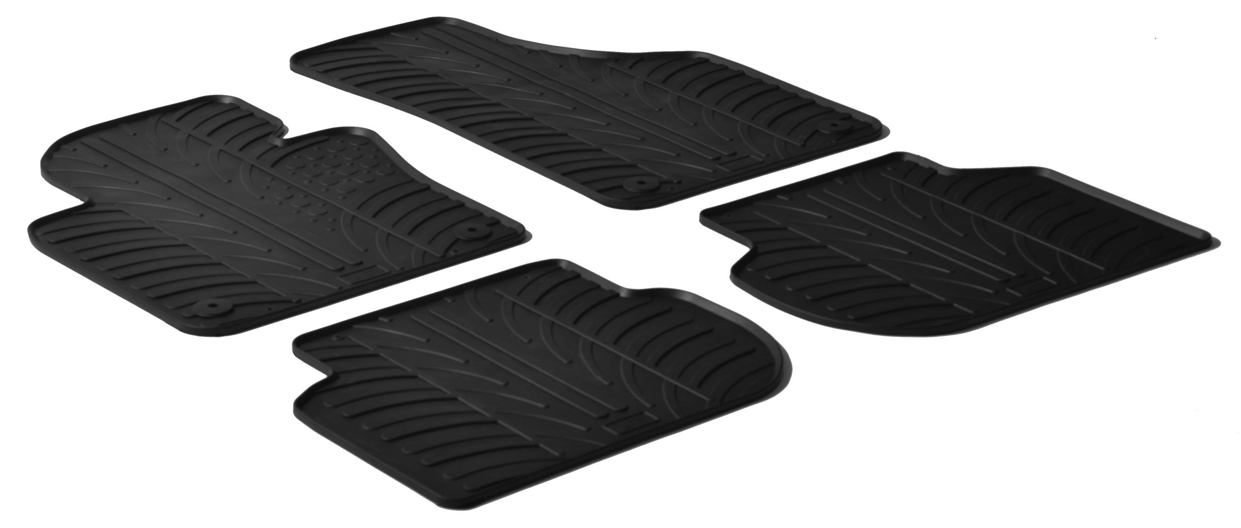 GledRing Rubbermatten passend voor Volkswagen Jetta 2011- (T-Design 4-delig)
