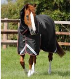 Premier Equine Titan 100g Outdoor Paardendeken met Nekbedekking - Zwart - Nylon/Polyester - One Size