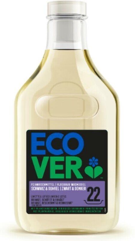 Ecover Wasmiddel Zwart & Donker - 1 liter - 22 wasbeurten