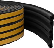 vidaXL Zelfklevende raamdichting Zwart 9 x 6 mm 25 m EPDM-schuin