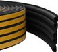 vidaXL Zelfklevende raamdichting Zwart 9 x 6 mm 25 m EPDM-schuin