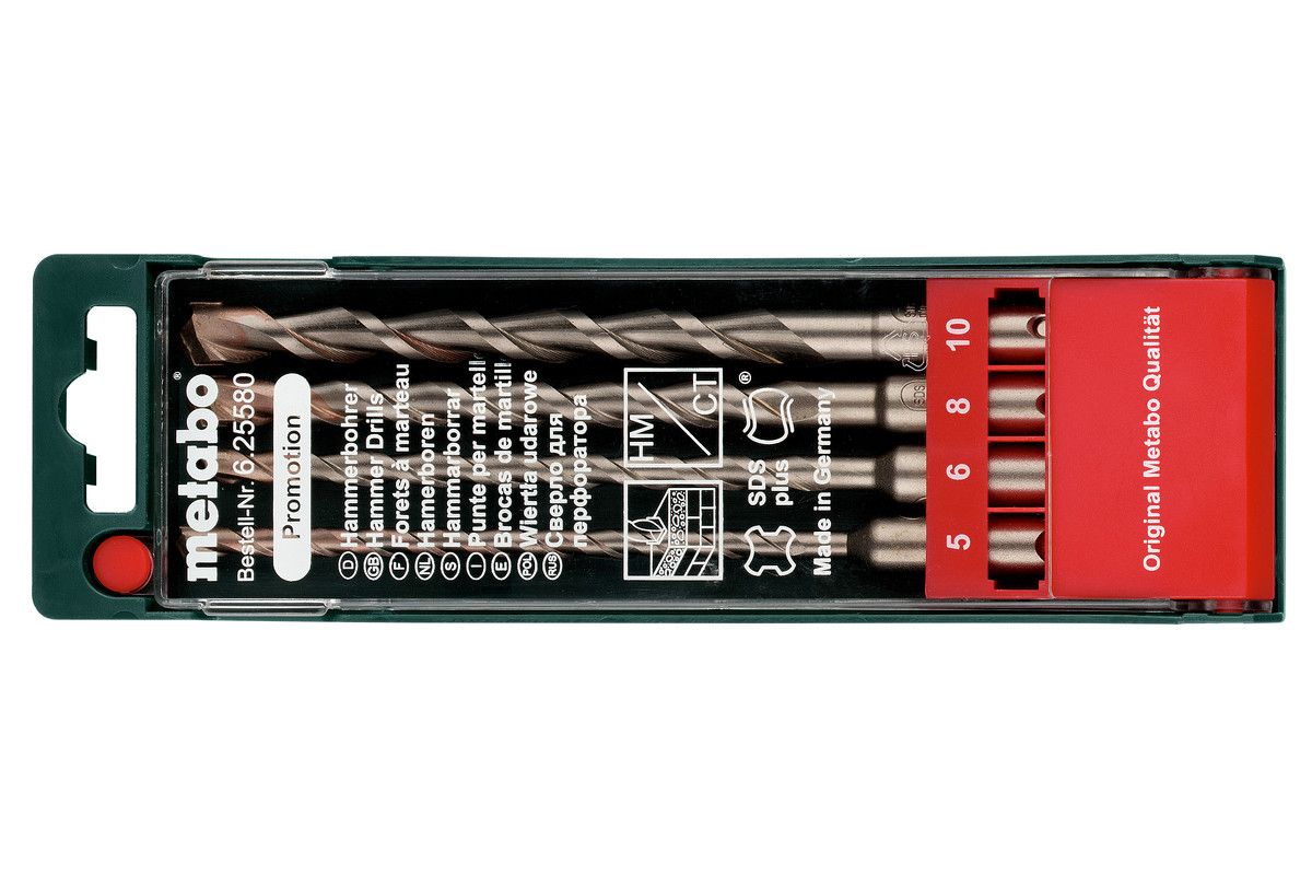 Metabo SDS-Plus borencassette 4-delig