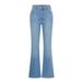 Claudia Sträter high waist flared jeans medium blue denim