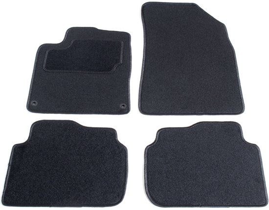 Cargoods Automatten op maat - zwart stof - Peugeot 407 2004-2011
