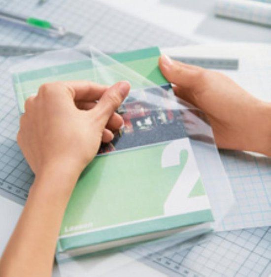 HERMA 7003 Boekbeschermingsfolie - Zelfklevend - 3 m x 40 cm - Transparant glanzend