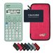 Casio FX-92B Secondaire incl. WYNGS Beschermhoes Roze - Wetenschappelijke Rekenmachine