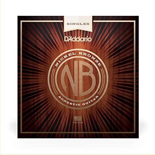 D'Addario NB026 .026 Nickel Bronze Wound Acoustic Guitar Single String