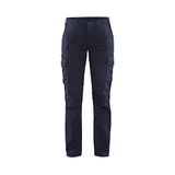 Blåkläder Dames industrie werkbroek stretch 7144-1832 - Donker marineblauw/Zwart - D19