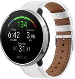 Strap-it Polar Unite leren bandje - wit