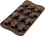 Silikomart Dino Silicone Candy & Chocolate Mold - Brown