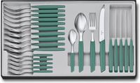 Victorinox Swiss Modern Bestekset 24 stuk(s) Groen