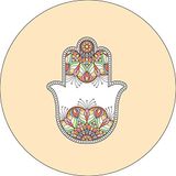 Bonateks, Ronde digitaal bedrukte muismat, antislip onderkant, voor kantoor en thuis, diameter: 22 cm