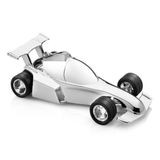 Zilverstad Spaarpot Race auto verzilverd