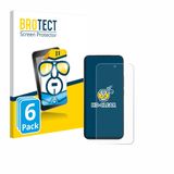 BROTECT Screenprotector voor Xiaomi 15T Pro - Folie Beschermfolie transparant 6 Stuks