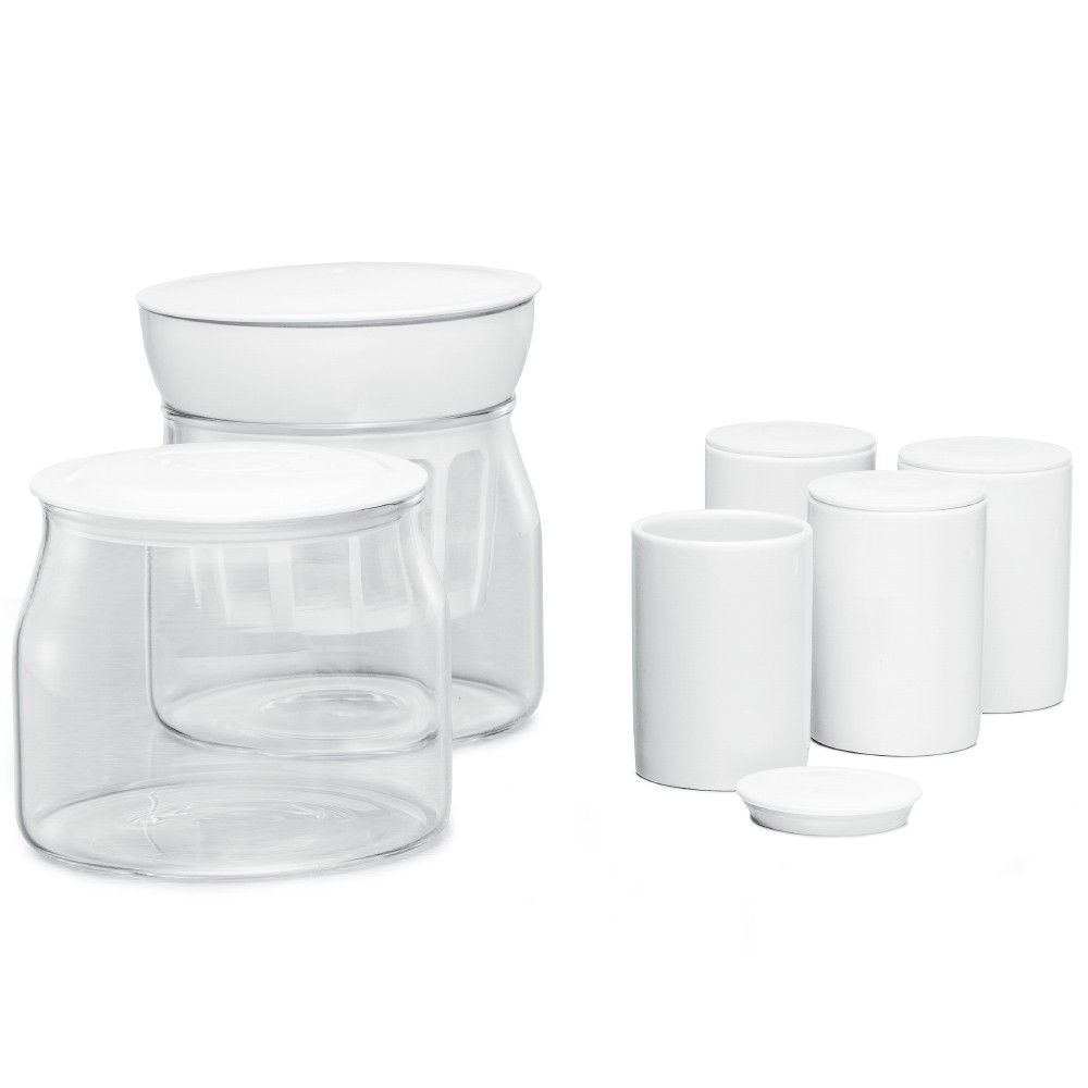 Rommelsbacher JG 80 Yogurt Maker - 1.2L, Black & Stainless Steel, 20W