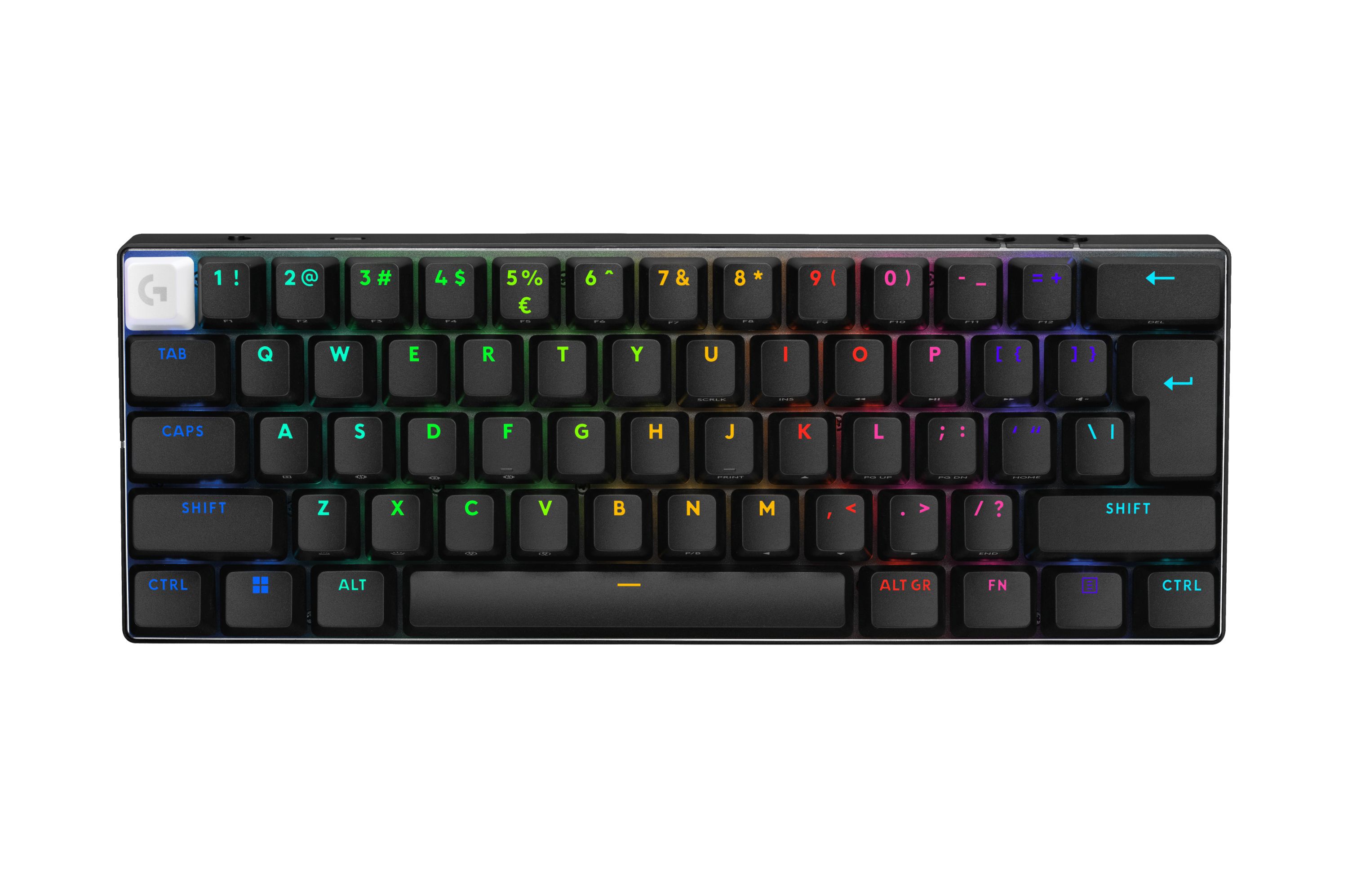 Logitech G PRO X 60 Gaming Keyboard - Wireless, RGB, US International - Black