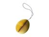 DBKD Décoration de Pâques Ovale en papier 7 cm Jaune
