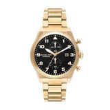 Michael Kors Panorama Watch for Men, 44mm Quartz multifunctional movement with Stainless steel strap