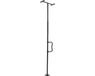 VEVOR Veiligheidsbeugel Handgreep Vloer Plafond 136kg Plafondhoogte 305cm, Zwart
