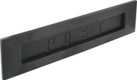 Intersteel Brievenbus rechthoekig met geveerde klep mat zwart