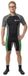 Abysstar Surf 2.5 Mm Short Sleeve Shorty Met Rits Aan De Voorkant Gris L Homme