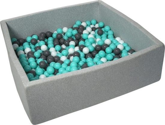 Viking Choice Ballenbak - 120x120 cm - 600 ballen - Grijs