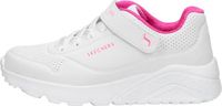 Skechers Uno Lite Chrome Steps Kinder Sneakers Wit