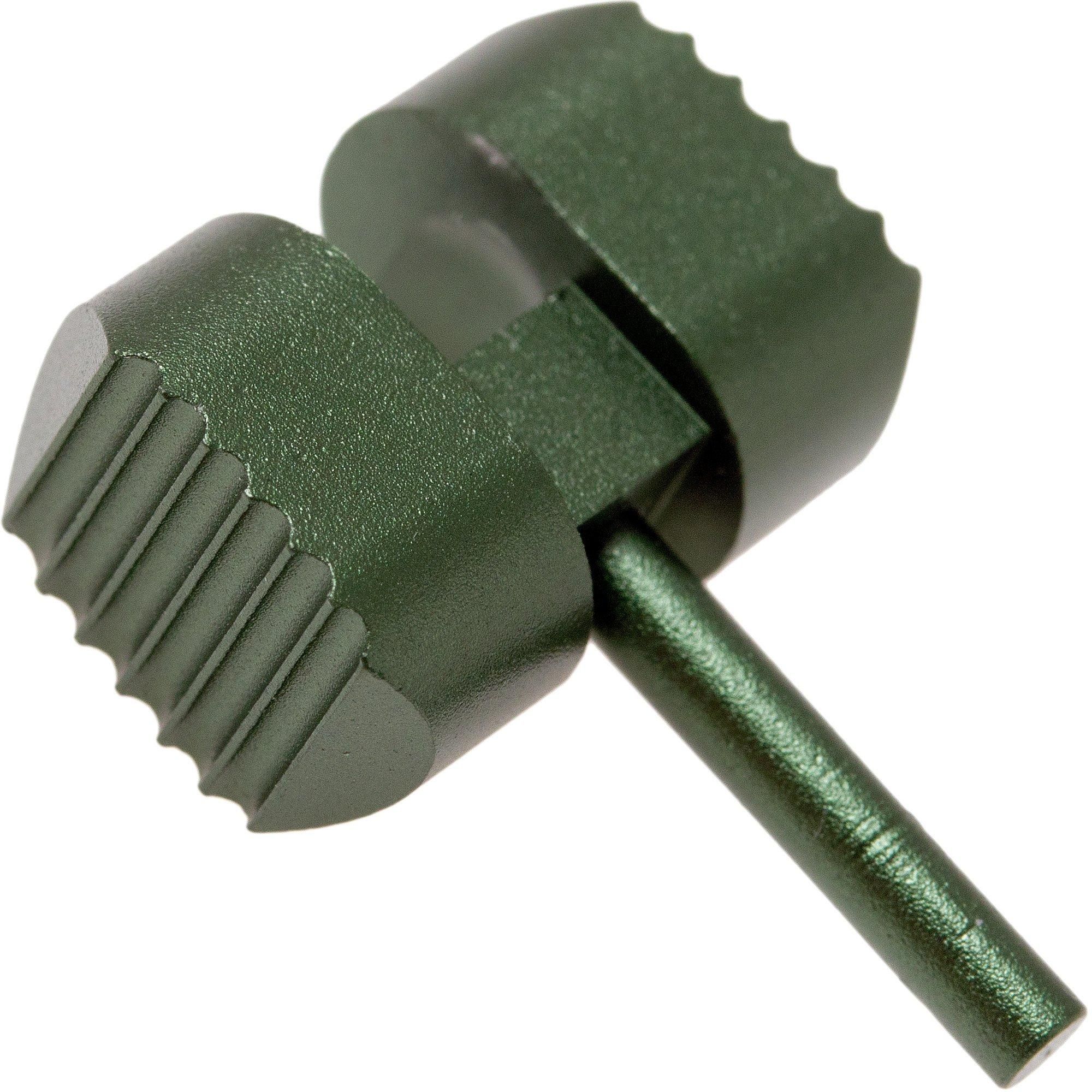 Flytanium Spyderco Manix 2 Ball Cage Lock - Dark Green Aluminum