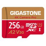GIGASTONE 256GB micro SD geheugenkaart - 4K Camera Pro - SDXC UHS-I A2 U3 V30