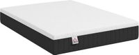 HOMCOM Matras - Traagschuim - 190 x 140 x 25 cm - Grijs en wit