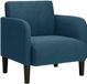 vidaXL Fauteuil met armleuningen Blauw Fluweel